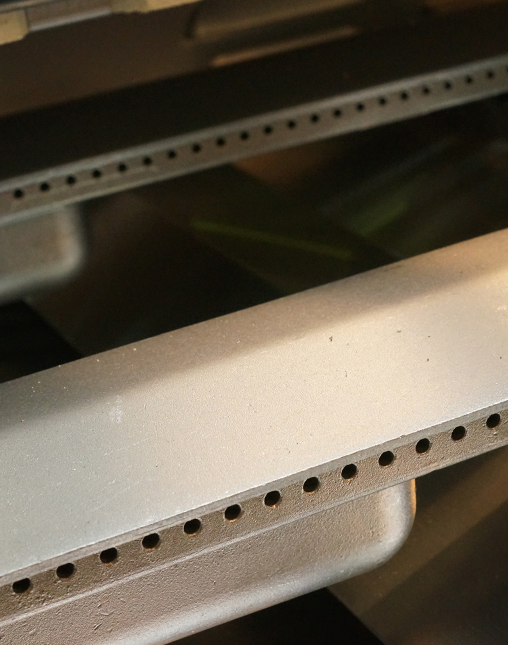 Časti grilu z nehrdzavejúcej ocele