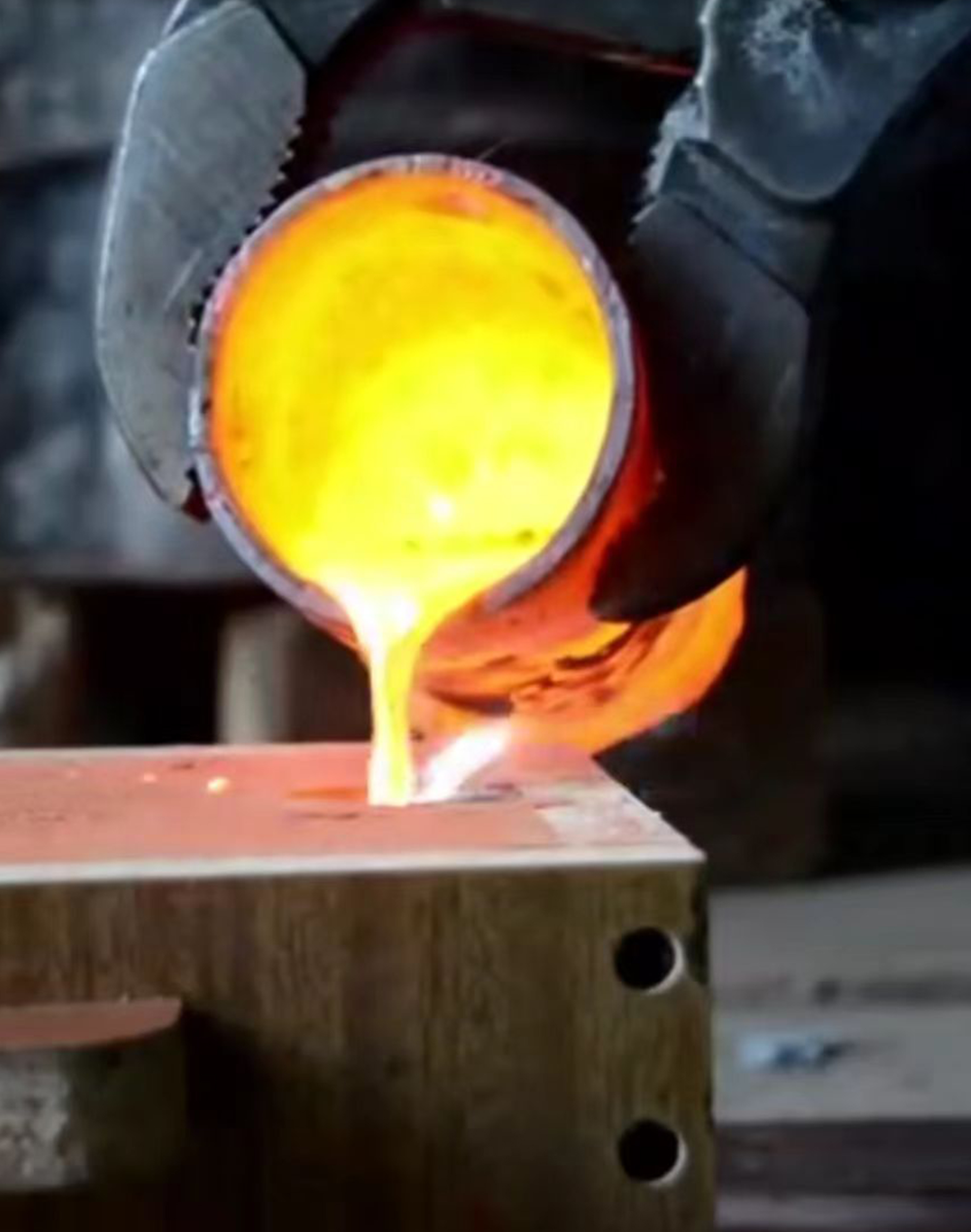 Časti na odlievanie medi